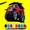 Monster Jeep omalovánky